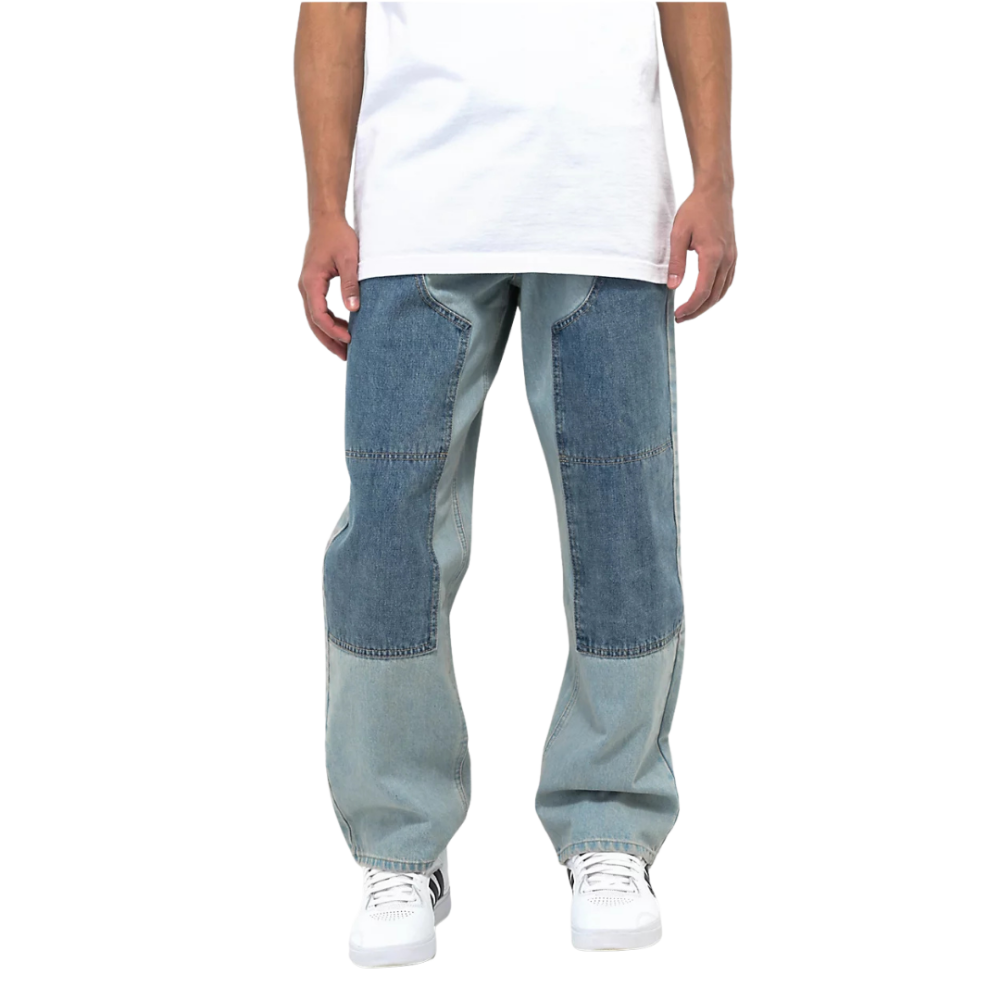 EMPYRE Colby Double Knee Blue Skate Jeans 32