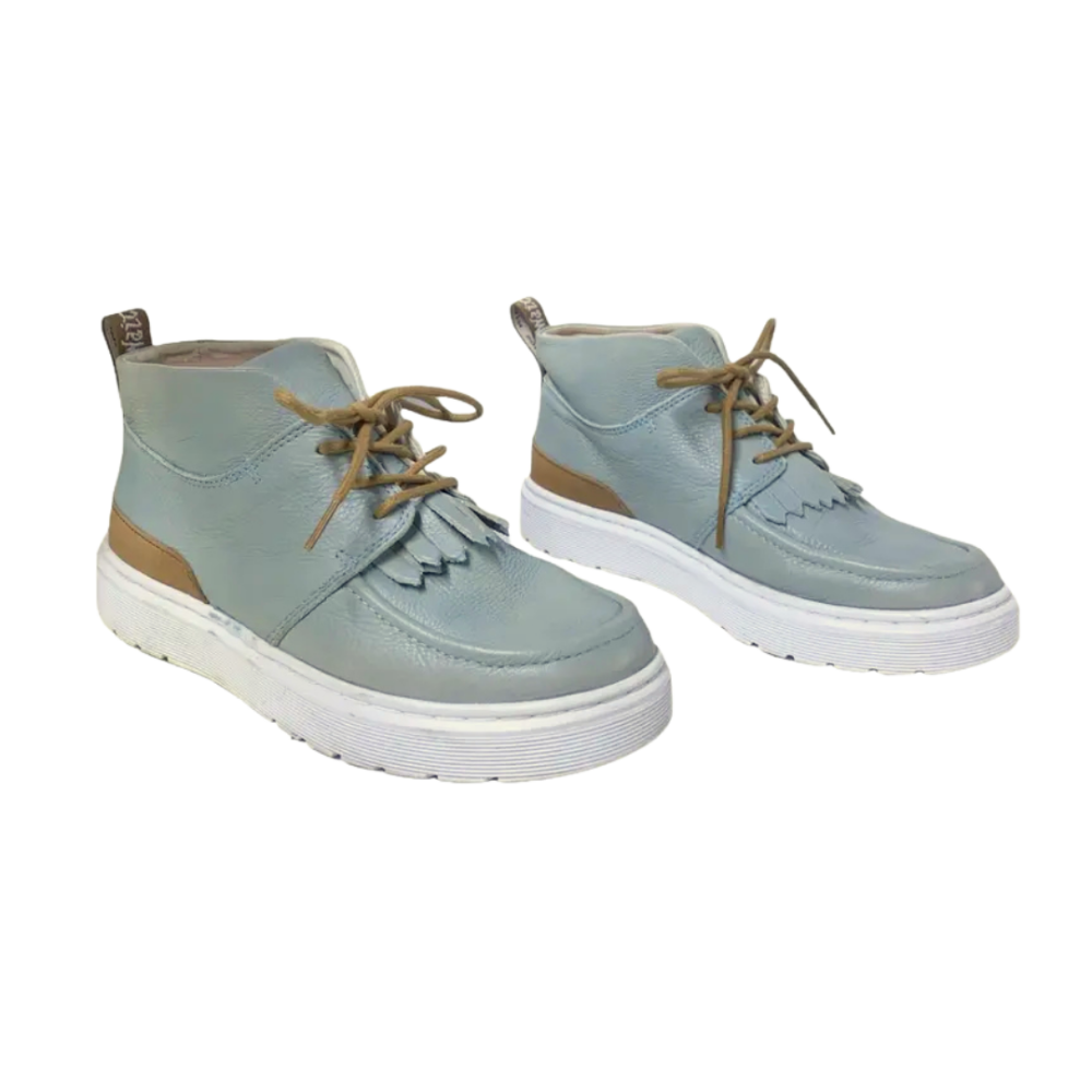 Dr. MARTEN Leather Kiltie Boot Jemima Coronet Blue 6