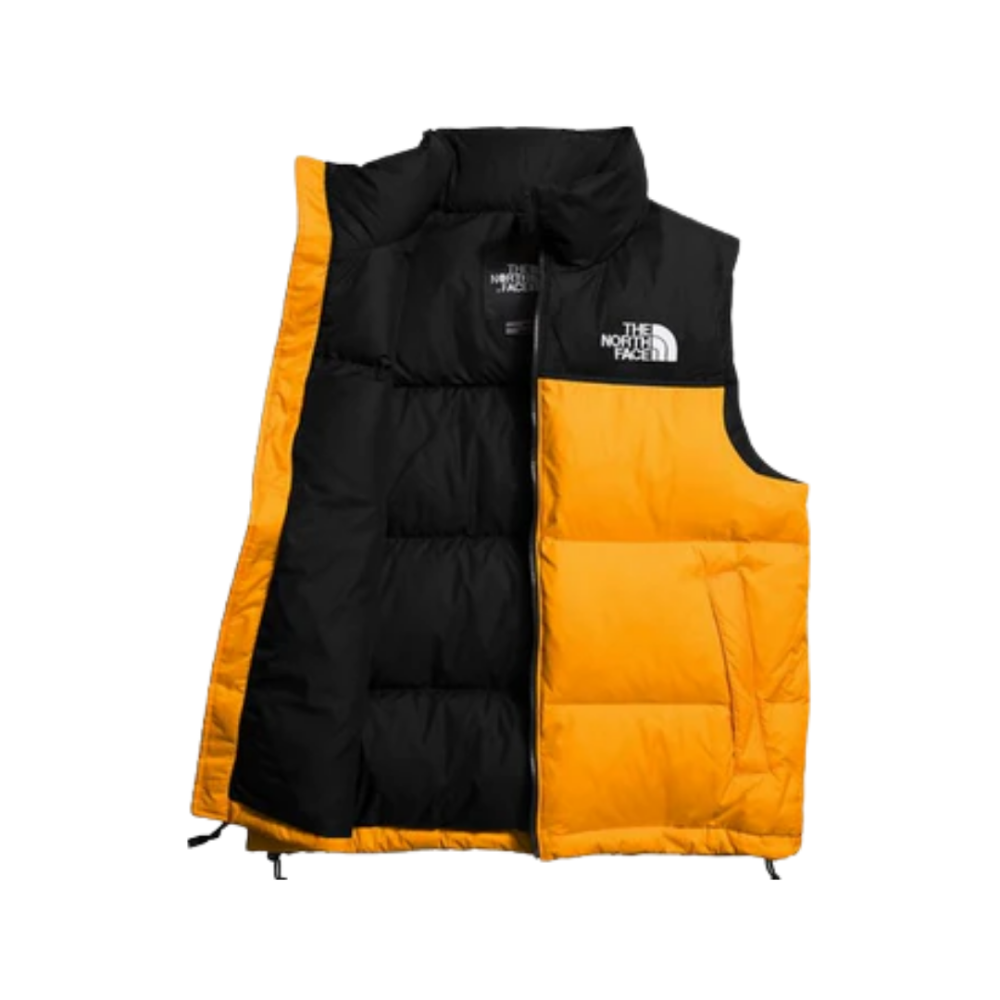 THE NORTH FACE Puffer Vest Yellow M