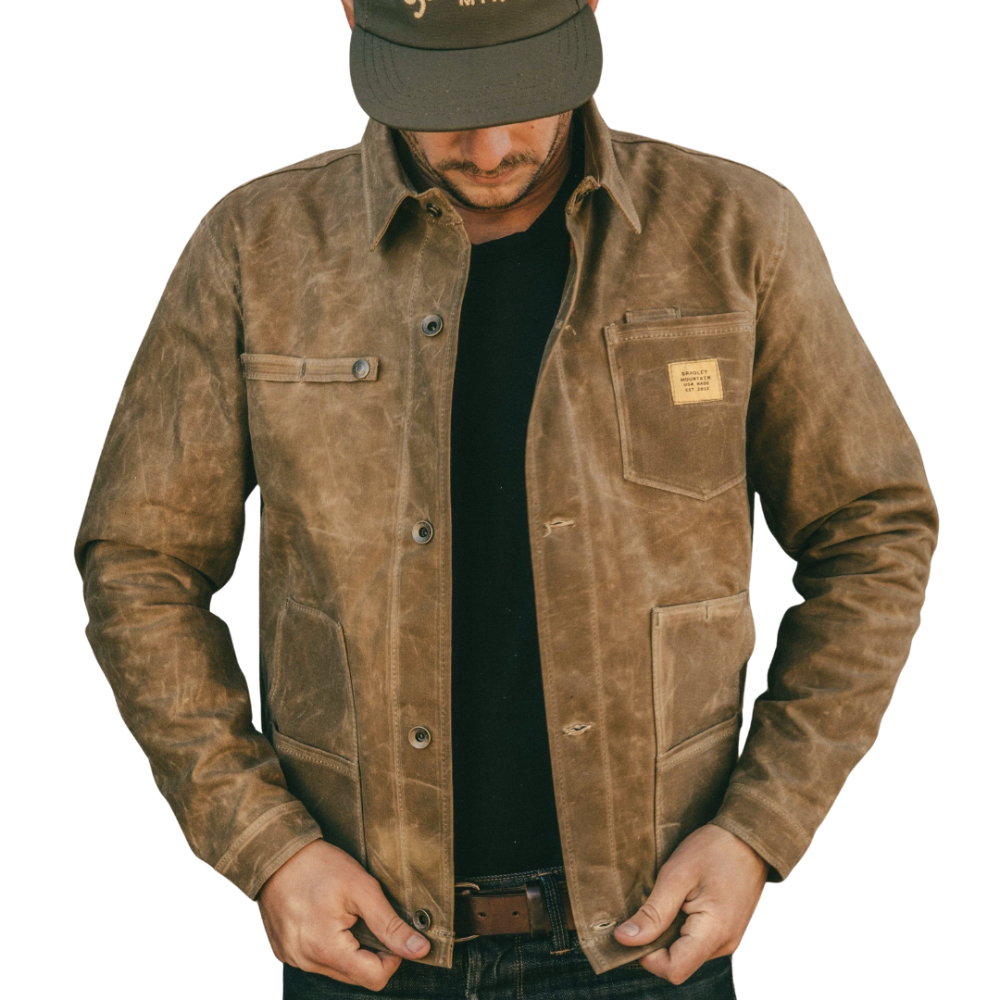 BRADLEY MOUNTAIN Blanket Lined Wax Canvas Tan M