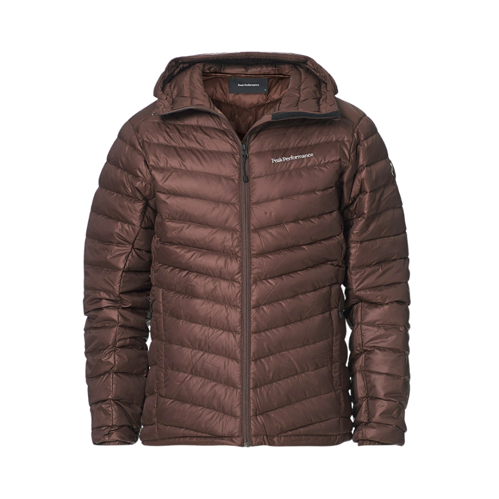 PEAK PERFORMANCE Frost Hooded Puffer Brown Large