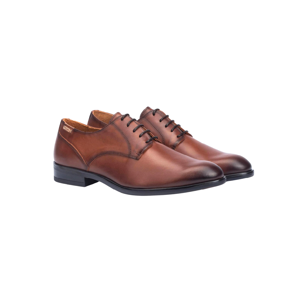 PIKOLINOS Bristol Leather Lace Up Derby Brown 8