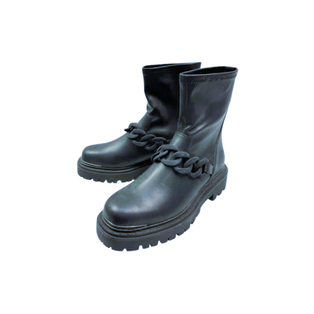 ALDO Valedar Chain Detail Combat Boot Black 7