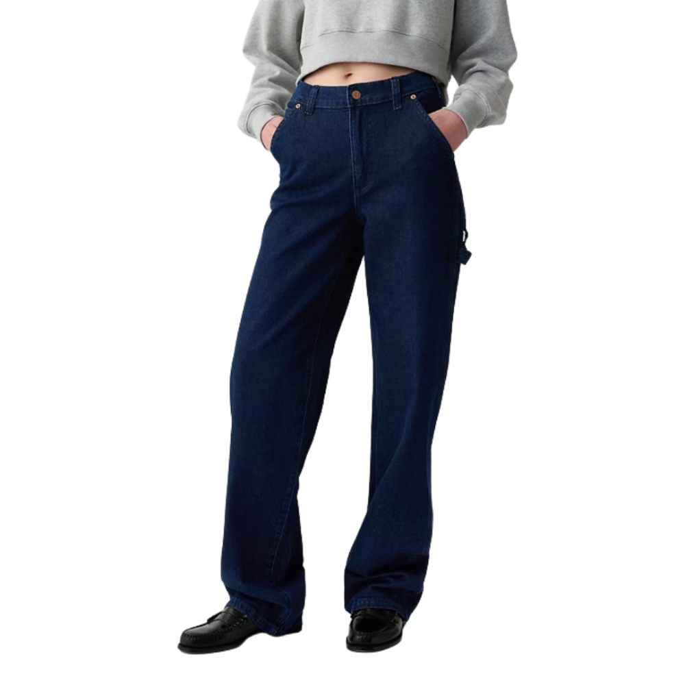 GAP Mid Rise '90s Loose Carpenter Jeans Dark Wash 28