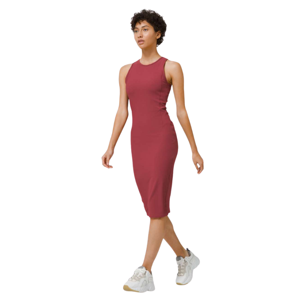 LULULEMON Brunch and Back Dress Chianti Small