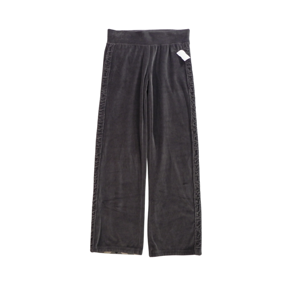 BURBERRY BRIT Velour Ruffle Jogger Grey Small