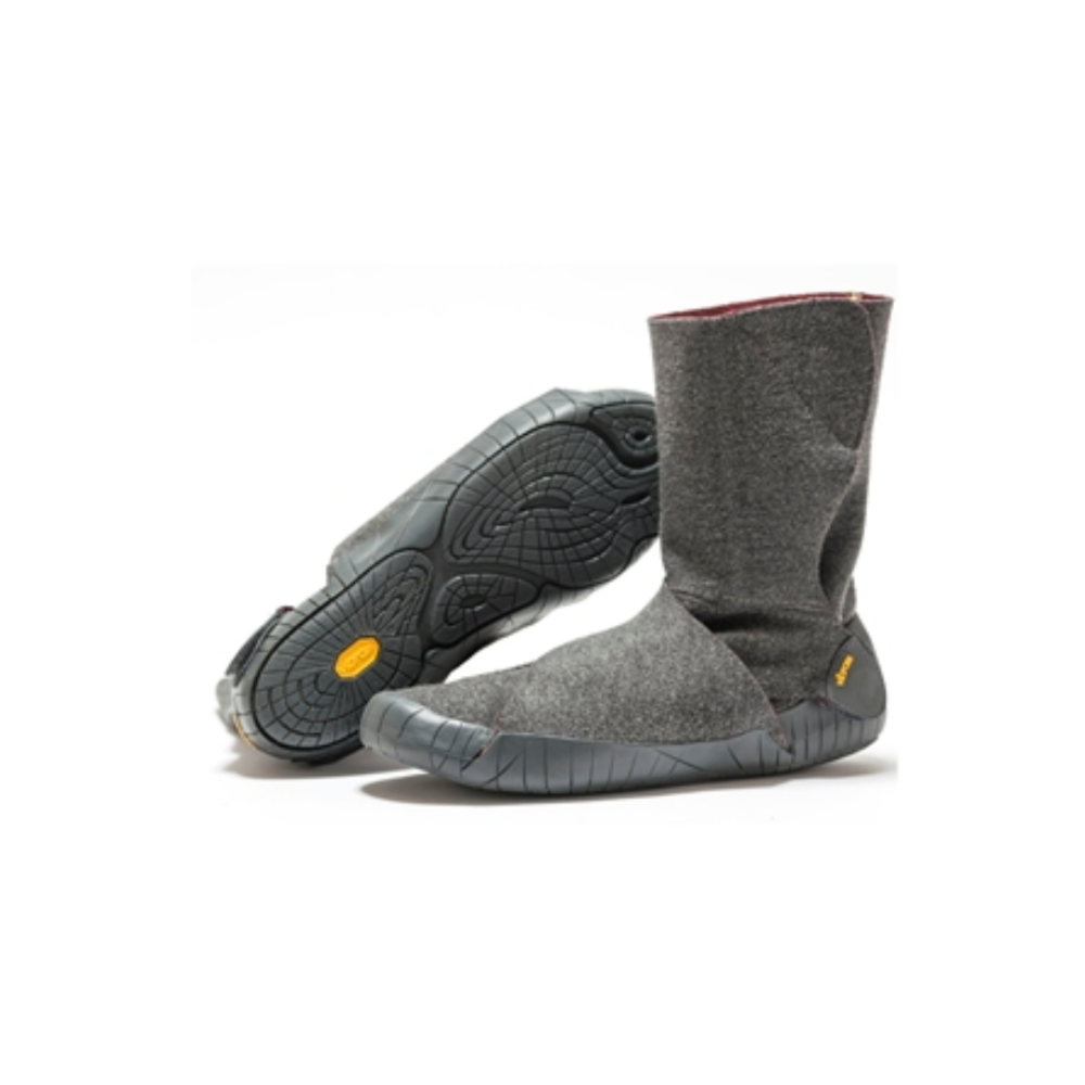 VIBRAM Furoshiki Shearling Boots Grey 40