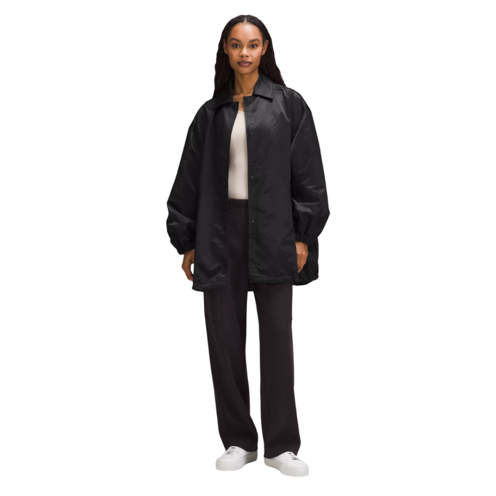 LULULEMON Oversized Coaches Jacket Black  XL