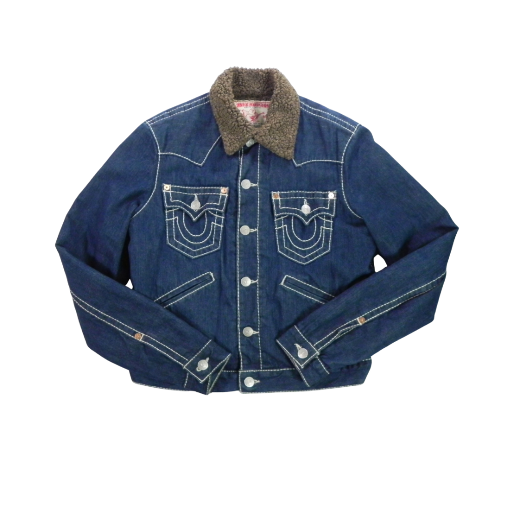 TRUE RELIGION Jimmy Sarape Fleece Line Jacket M