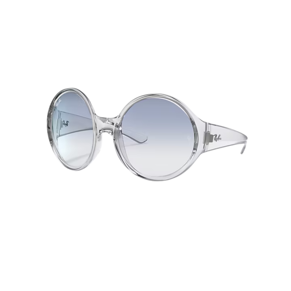 RAYBAN RB4345 Round Frame Transparent Blue Gradient