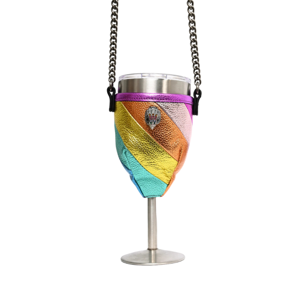 KURT GEIGER Leather Portable Chalice Rainbow