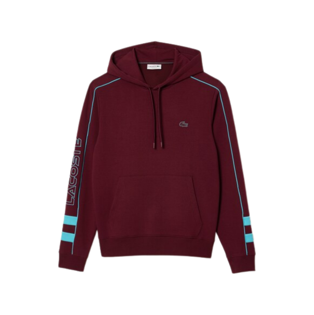 LACOSTE Pullover Hoodie Arm Logo Bordeaux Large