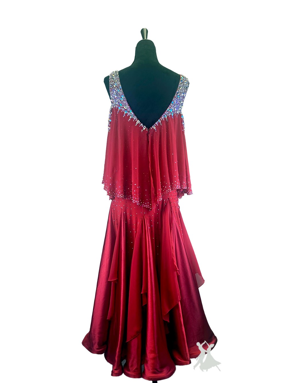 Swaying to the Waltz in Red