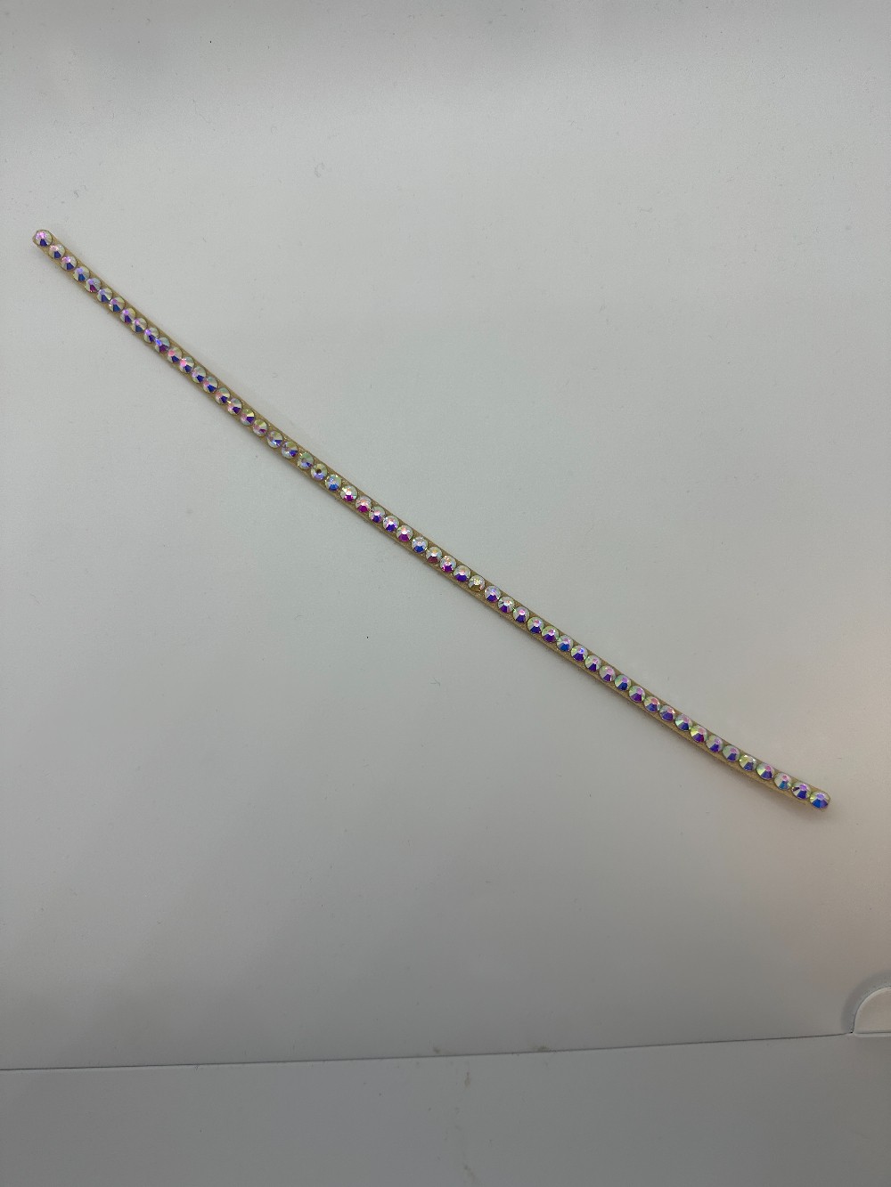 Crystal Hair Strips velcro backing