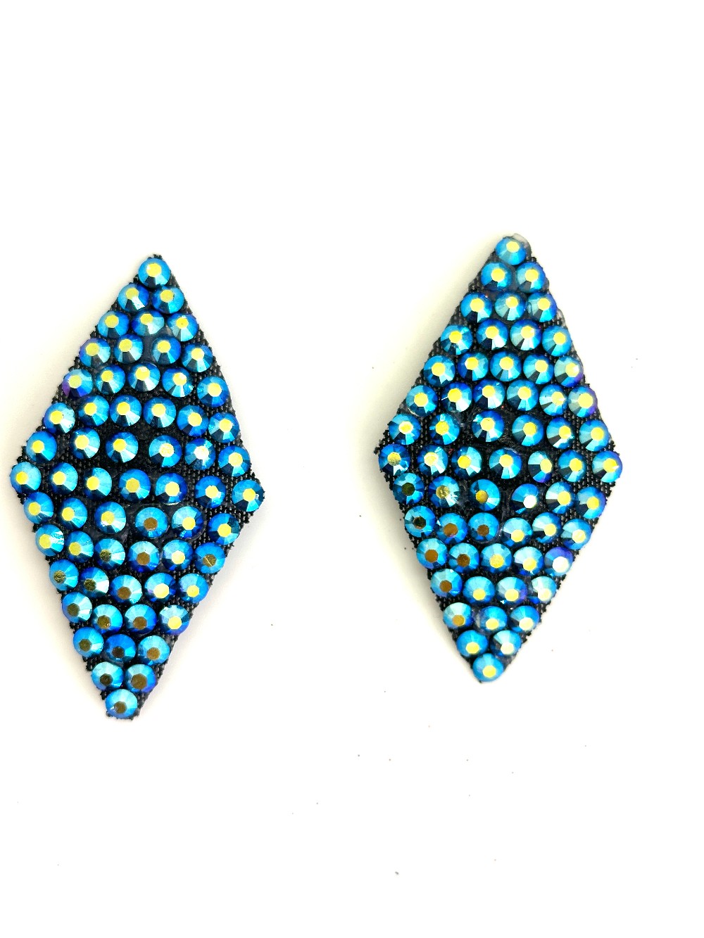 Crystal Hair Barrettes Diamond Shaped