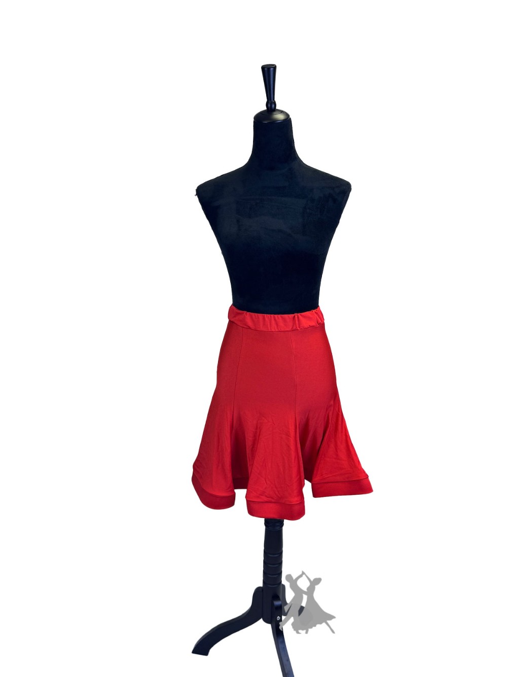 Red rhythm circular practice skirt