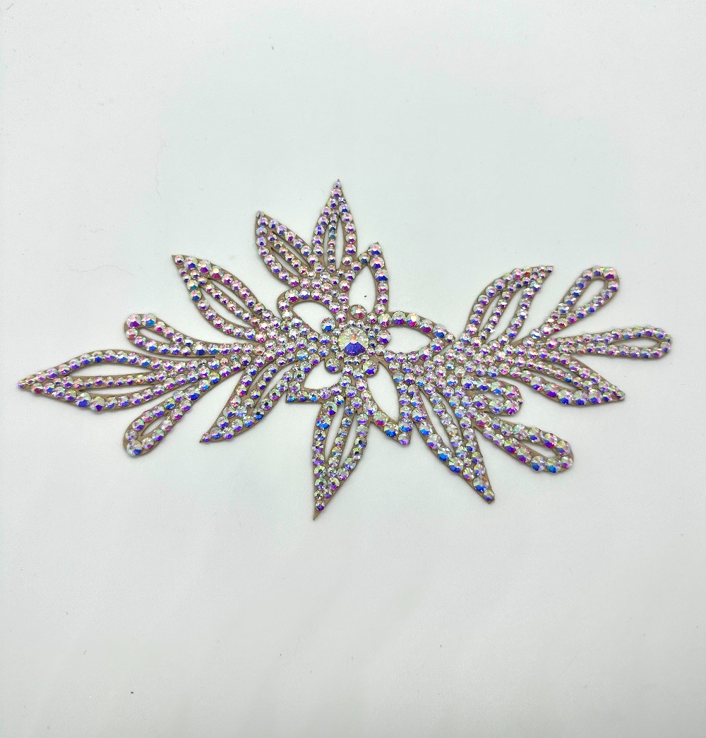 Brilliant Large AB Crystal Hairpiece