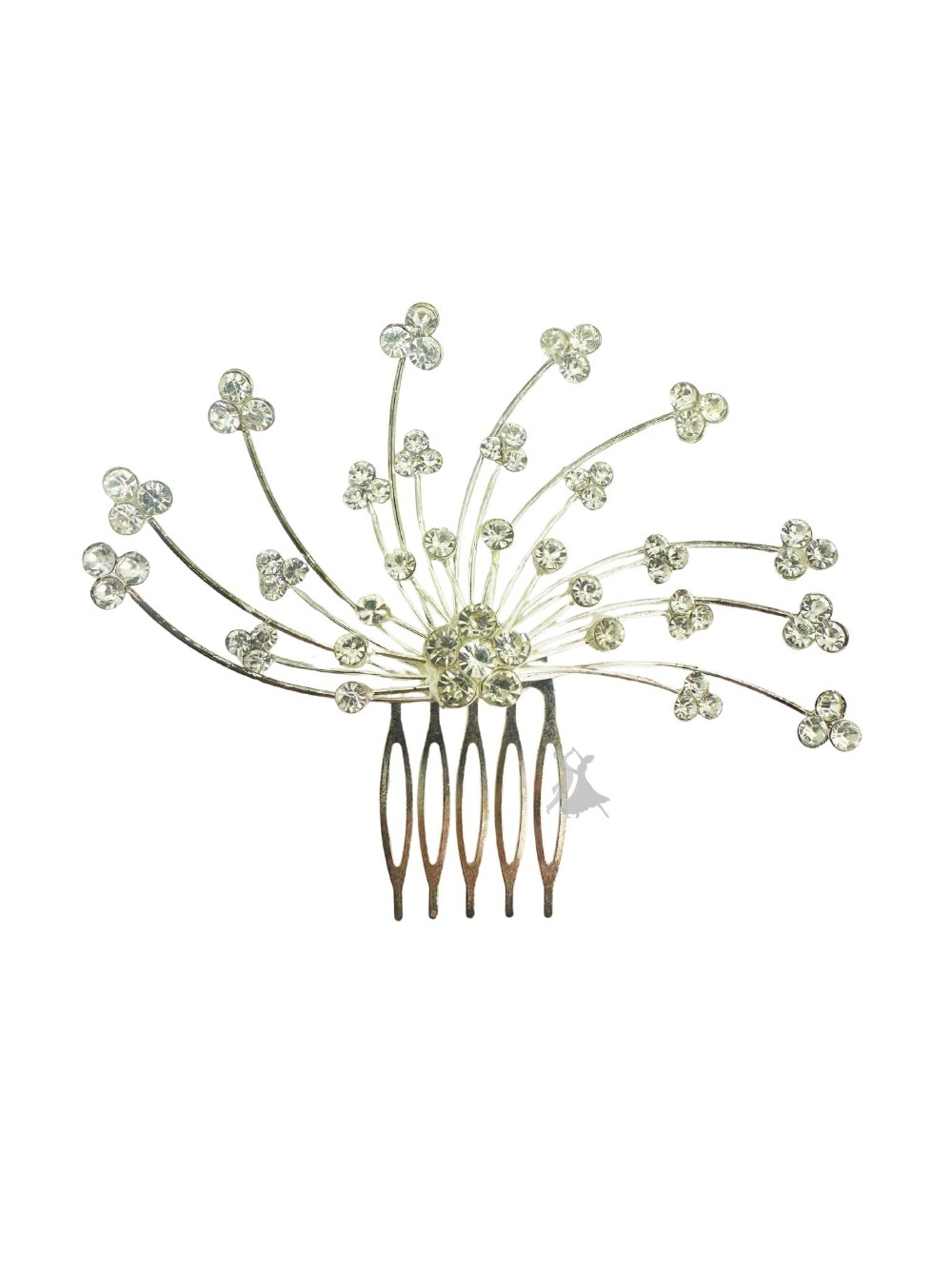 Crystal Fan Hair Comb