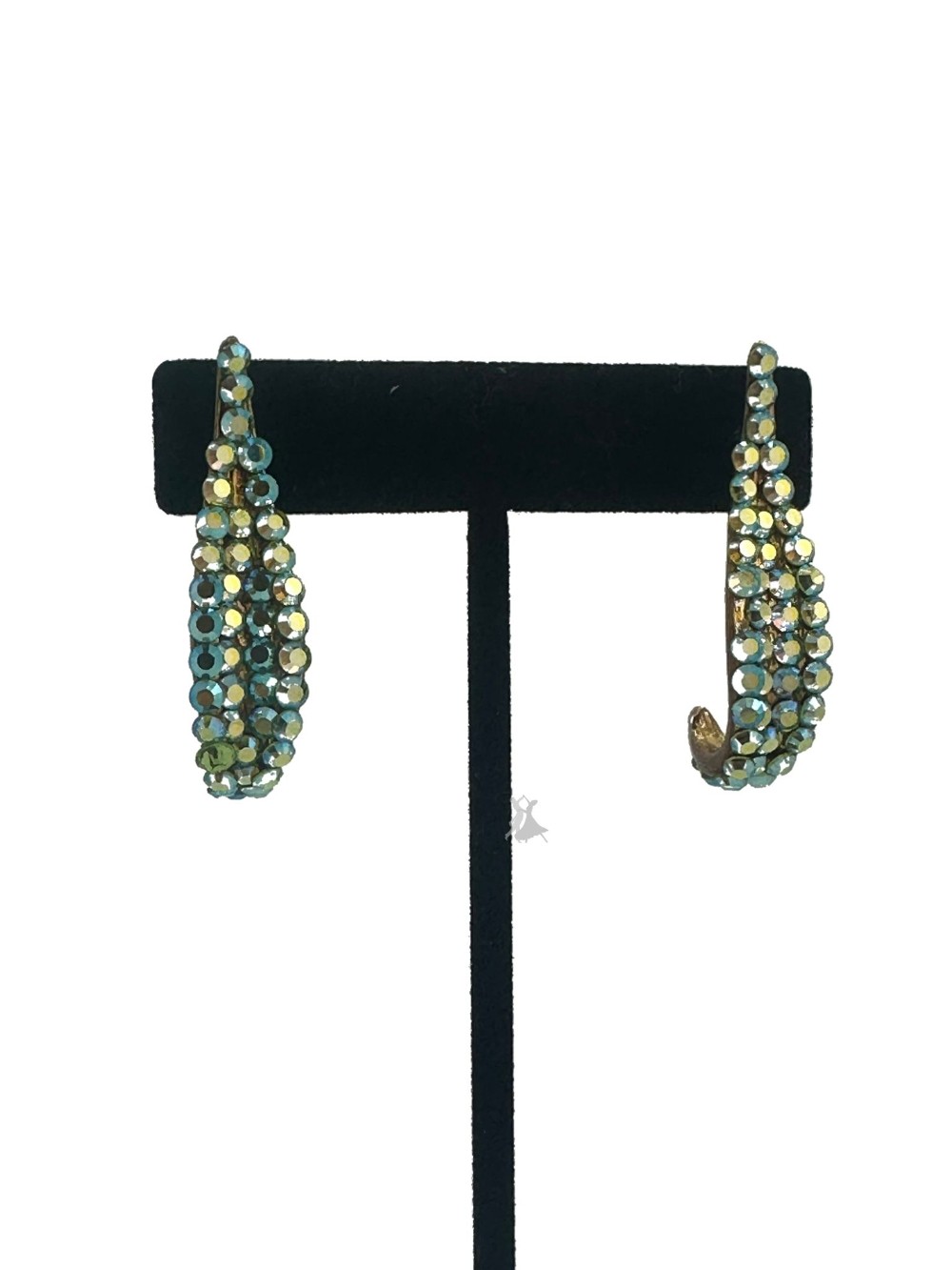 Peridot Simmer AB Crystal Earrings - Pierced