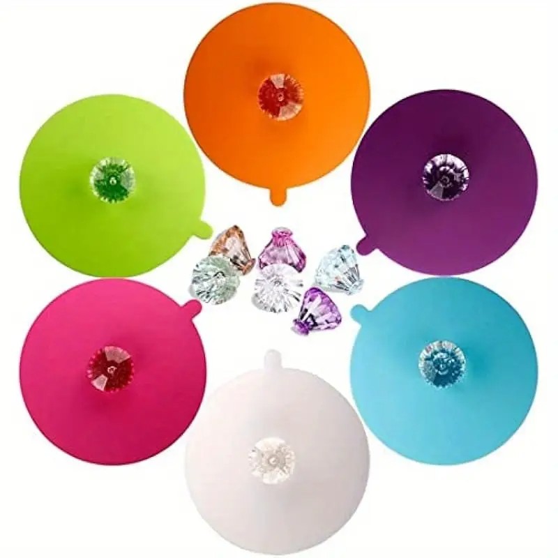 Perfect Fit & Seal Silicone Glass/Mug/Cup Covers