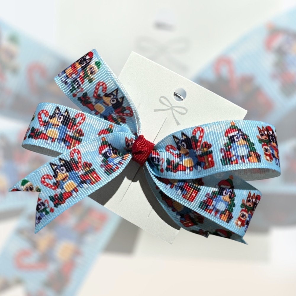 Bluey Christmas Interchangeable Hair Bows – Grow w/ a Bow