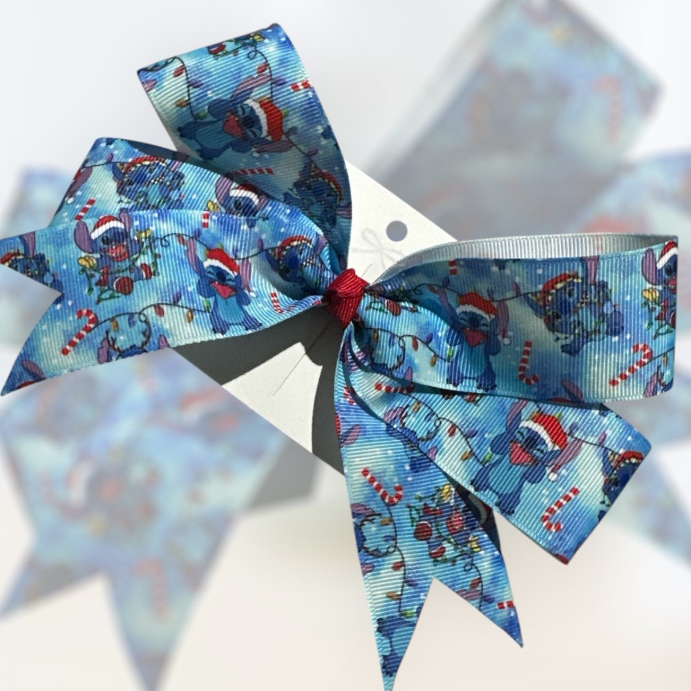 Stitch Christmas Interchangeable Hair Bows – Grow w/ a Bow
