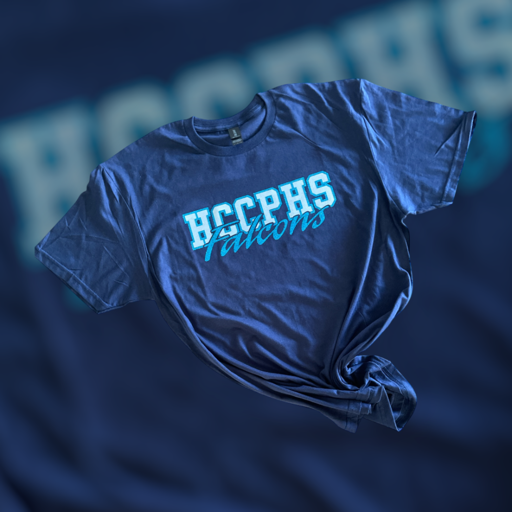 Hill Country College Prep HS Glitter Tank/Tee/Crewneck/Hoodie - Made to Order