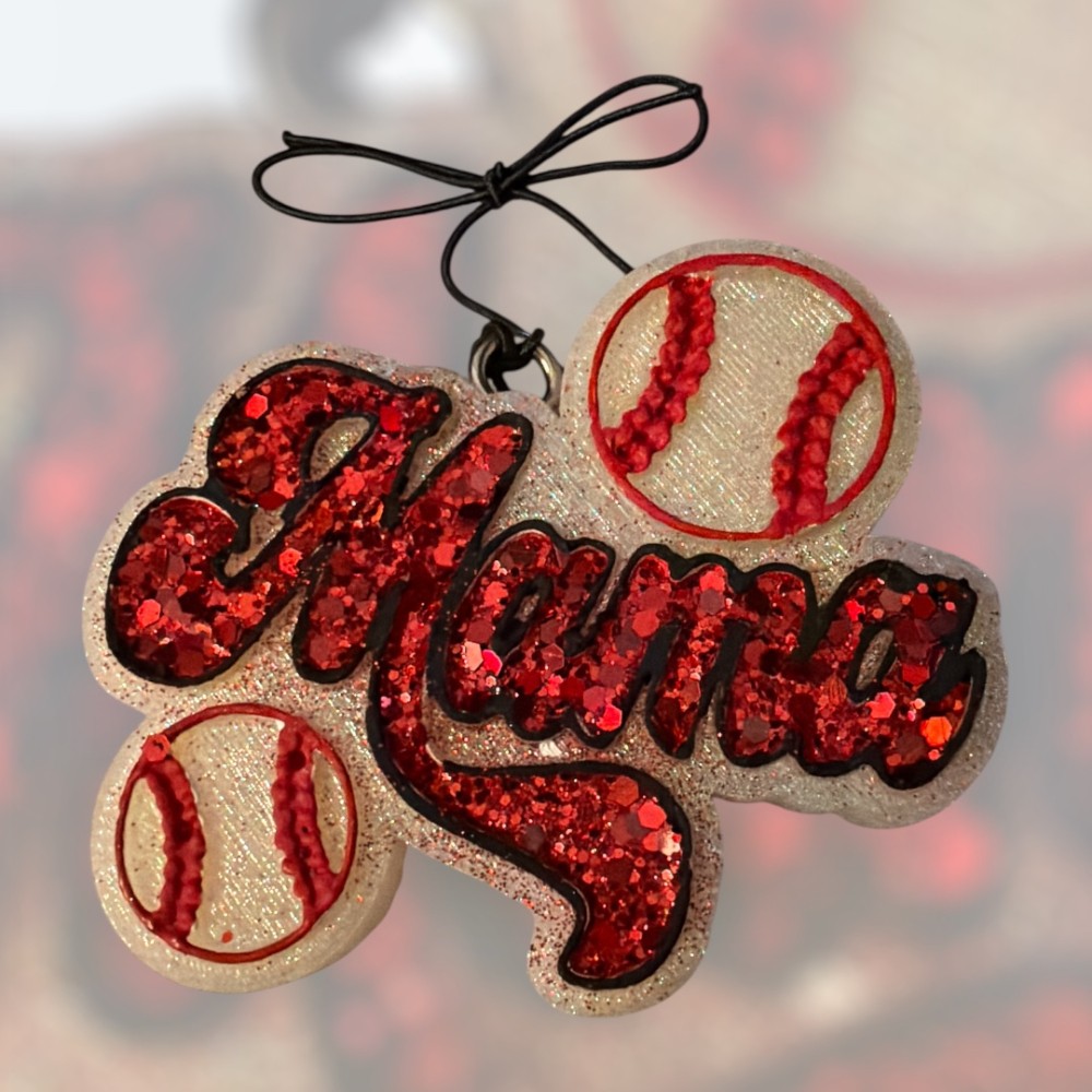 Baseball/Softball Mama Car Freshie