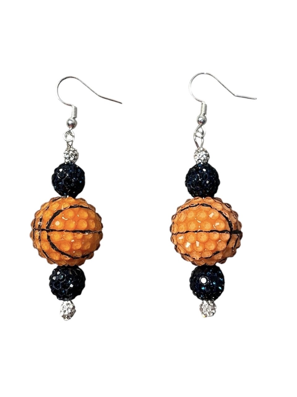Smithson Valley SV Rhinestone Dangling Sports/Activities Earrings