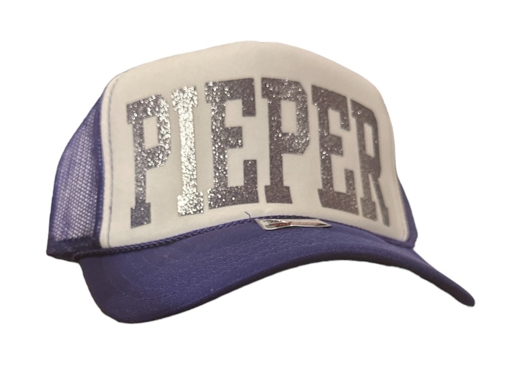 PIEPER Foam Front Mesh Back Trucker Hat - Plain/Glitter/Embroidered