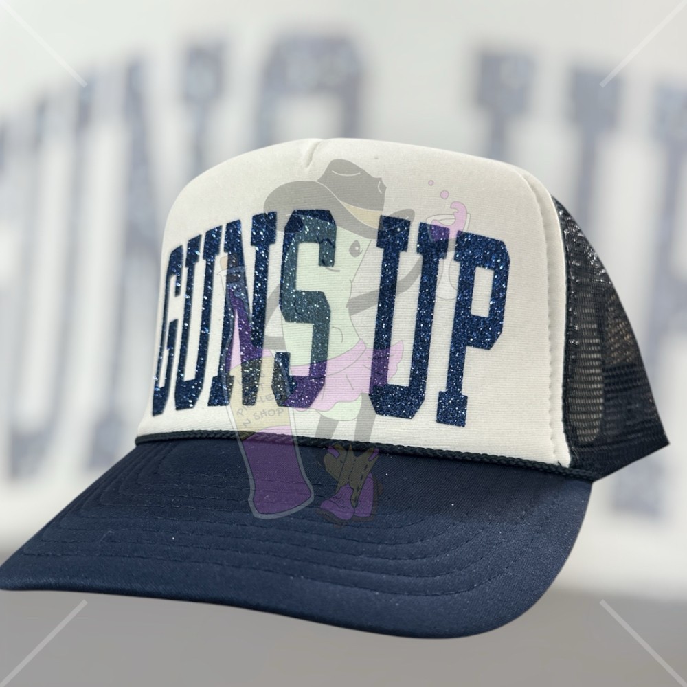Guns Up Foam Trucker Hat - Plain or Glitter