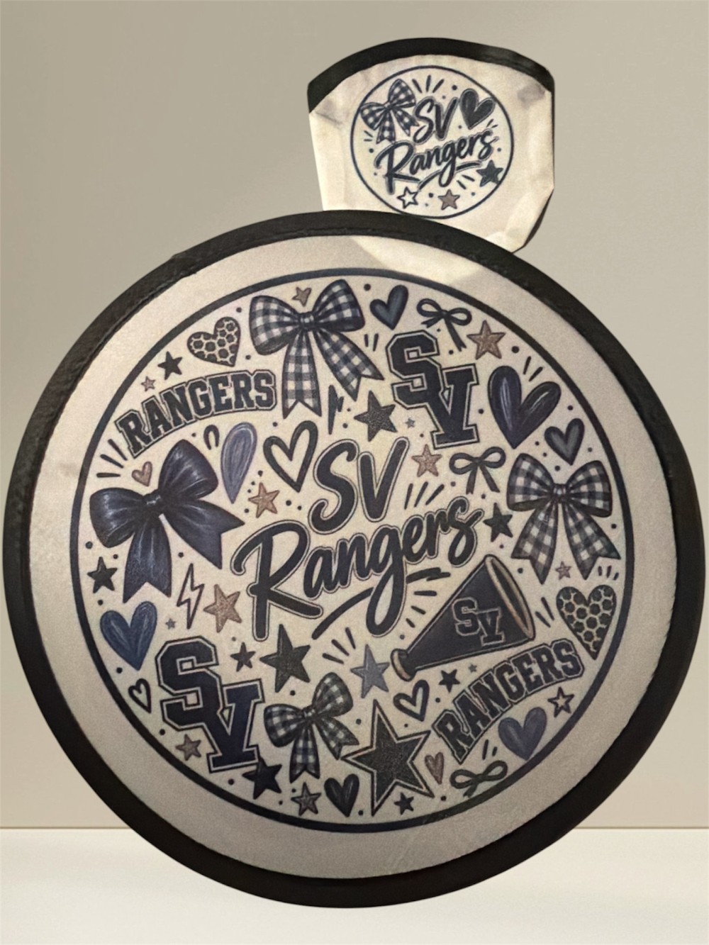 SV Rangers Folding Round Fan with Case