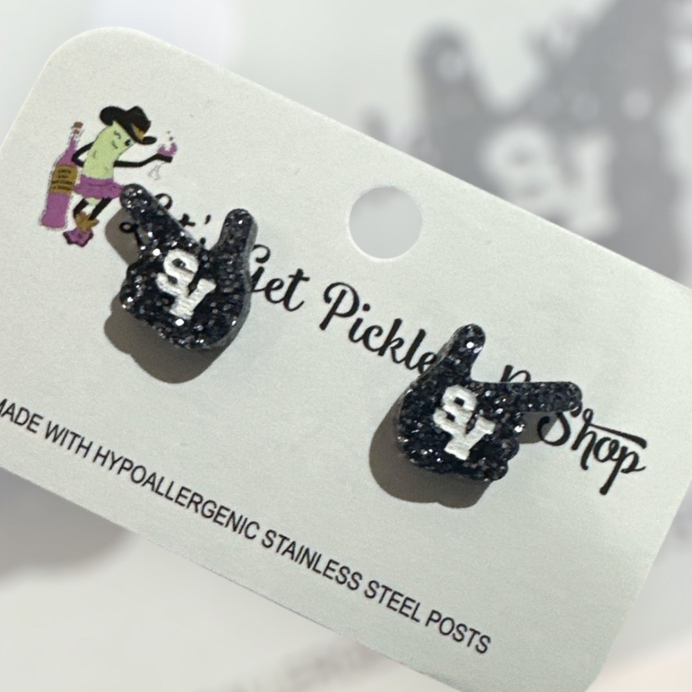 Smithson Valley SV Guns Up Stud Earrings