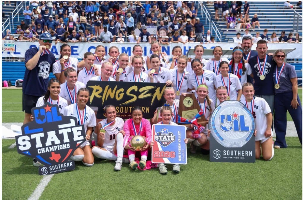 2026 Smithson Valley Soccer State Champions