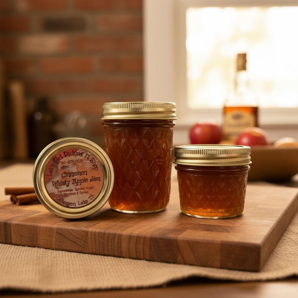 Cinnamon Whisky Apple Jam