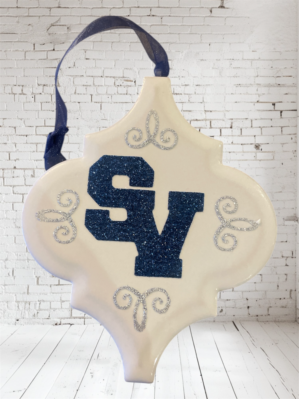 Smithson Valley SV Ceramic Tile Ornament