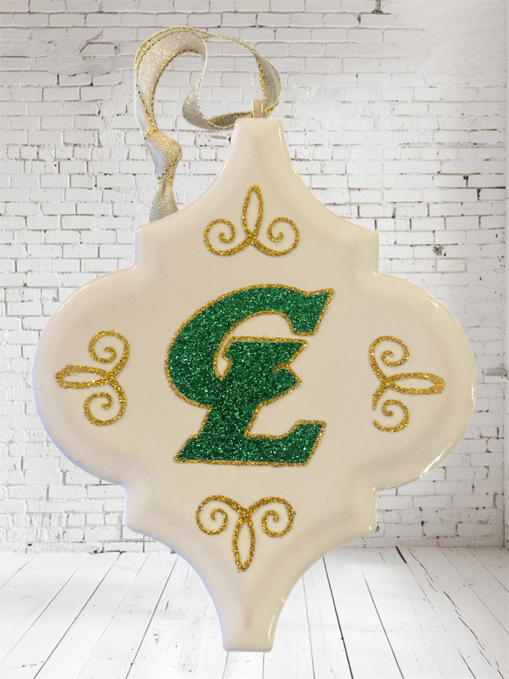 Canyon Lake CL Ceramic Tile Ornament