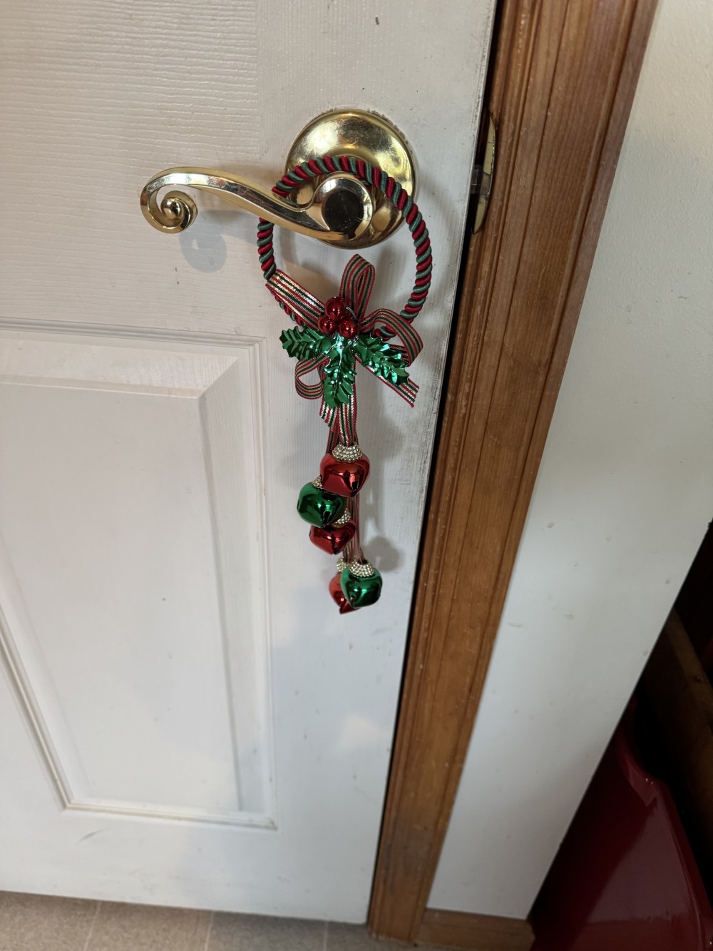 Vintage 1980's Doorknob Sleigh Bells