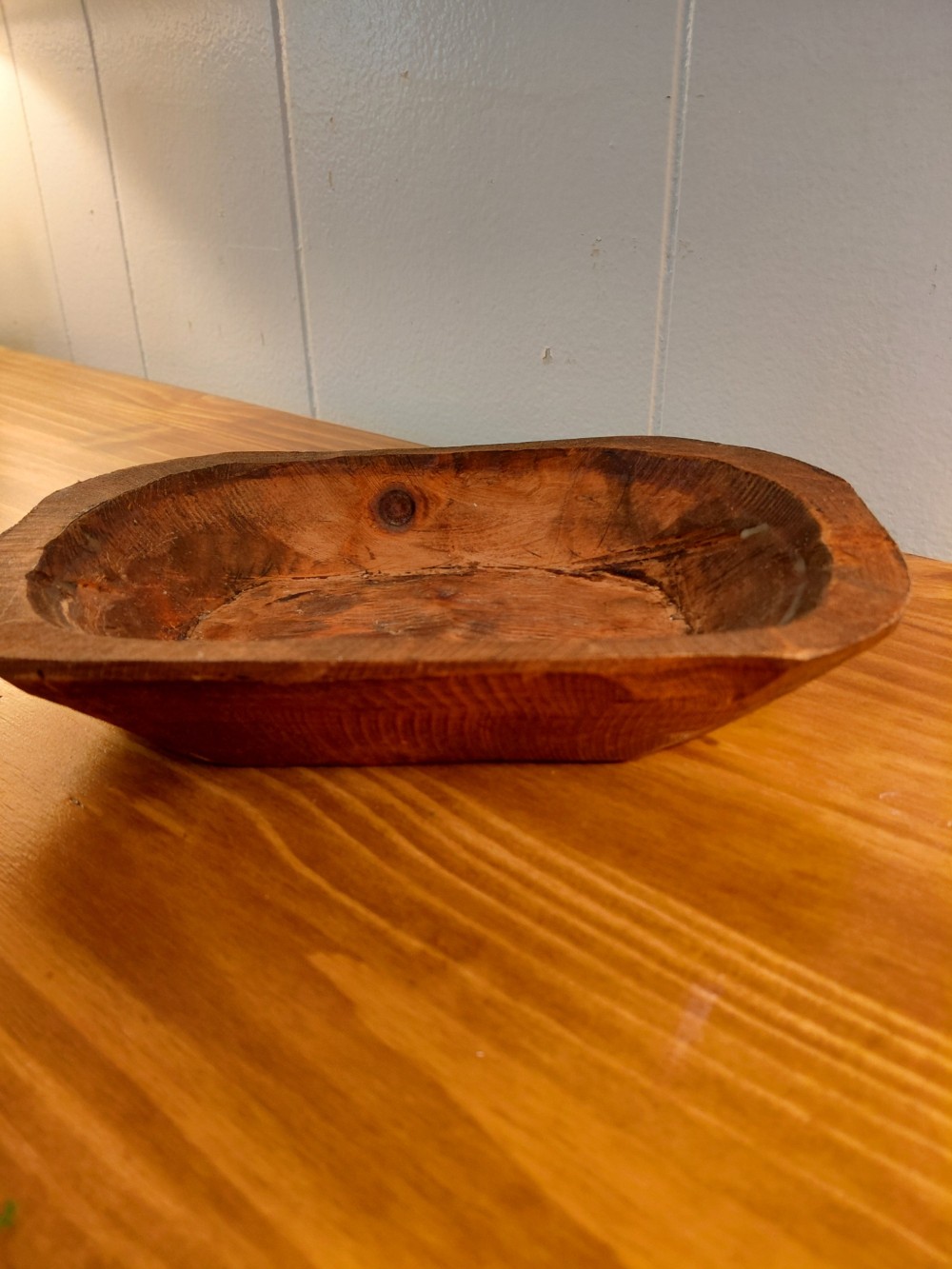 Small Wooden Dough Bowl