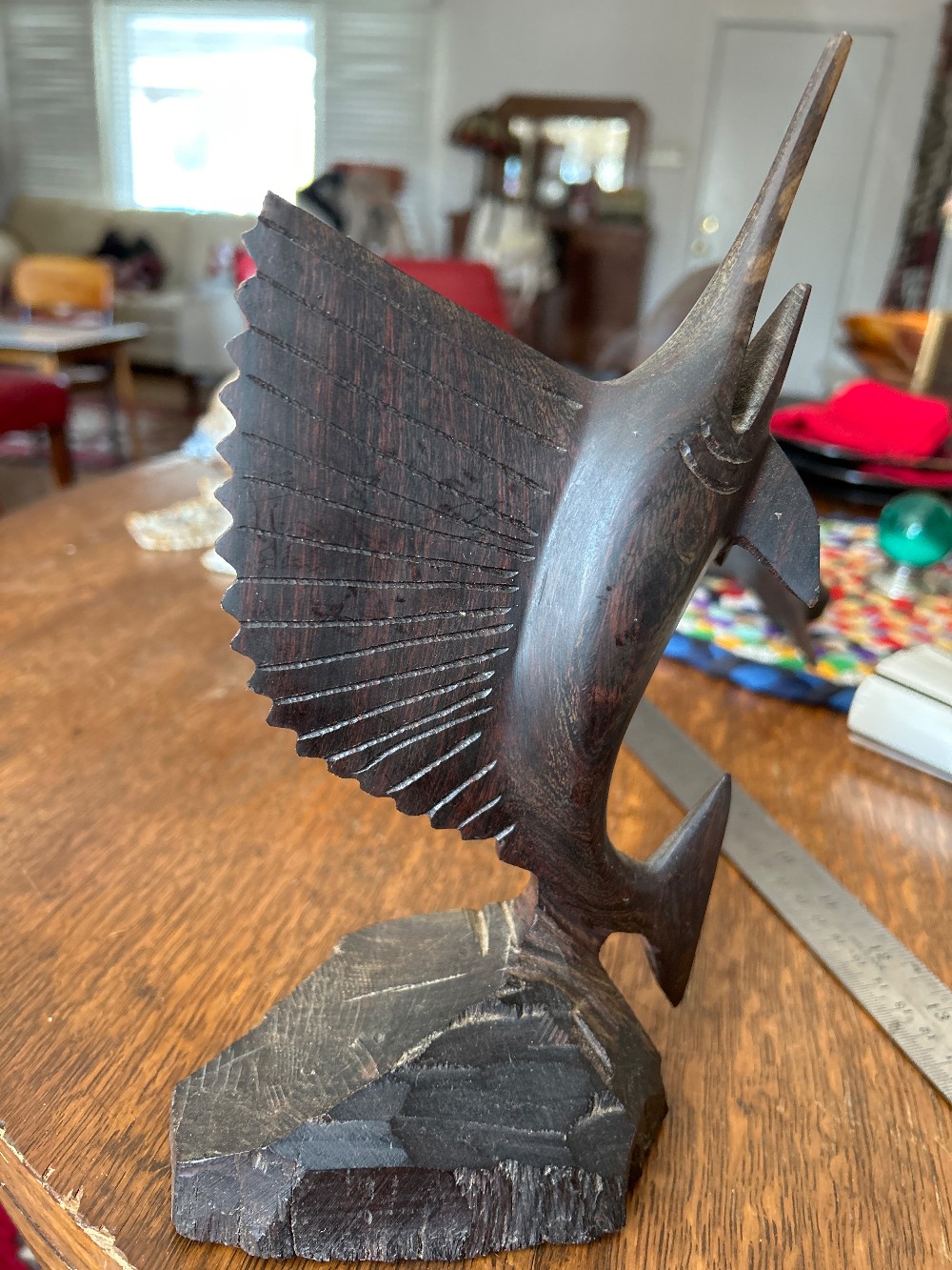 Carved Sword Fish 9.5