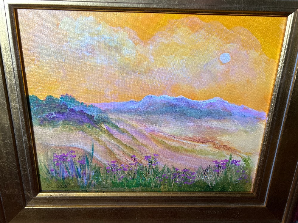 ELINOR WHITE 1931 - 2025 “Orange Landscape”