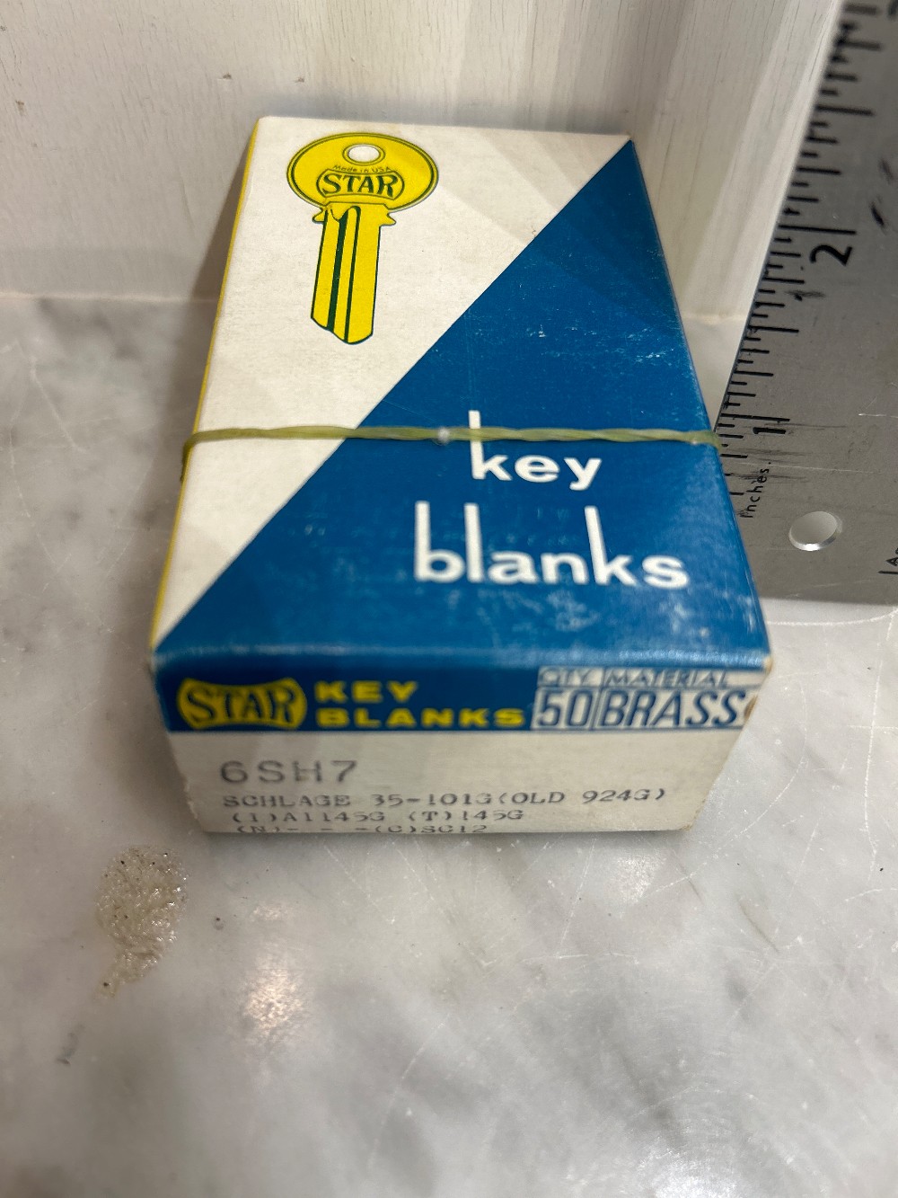 New/Old Stock 38 Key Blanks STAR Brass