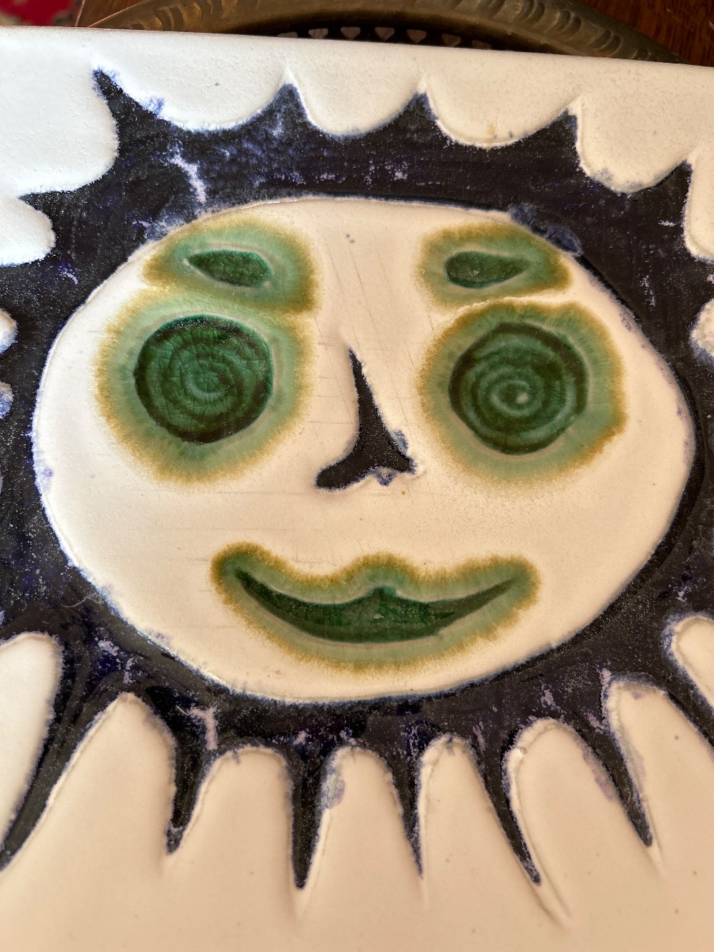 1970 Bennington Vermont Tile David Gill “Sunshine“