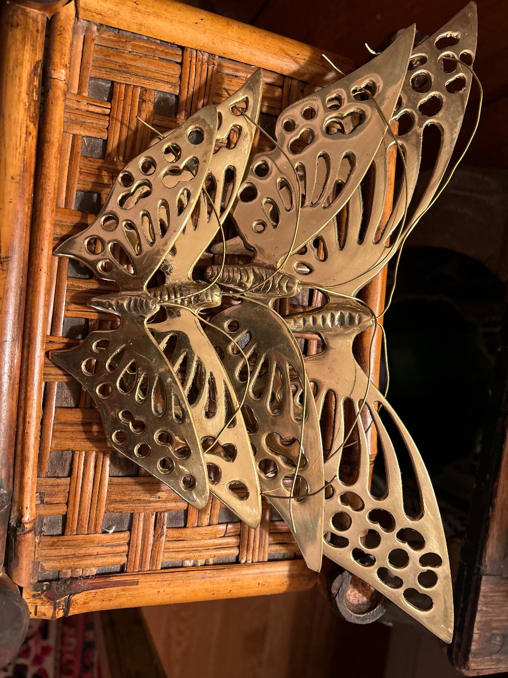 MCM Brass Butterflies| Set of 4,