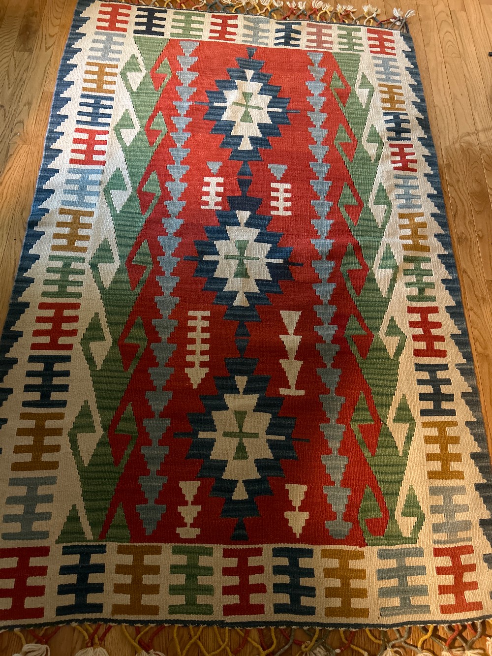 42”x72” Hand-woven Wool Kilim