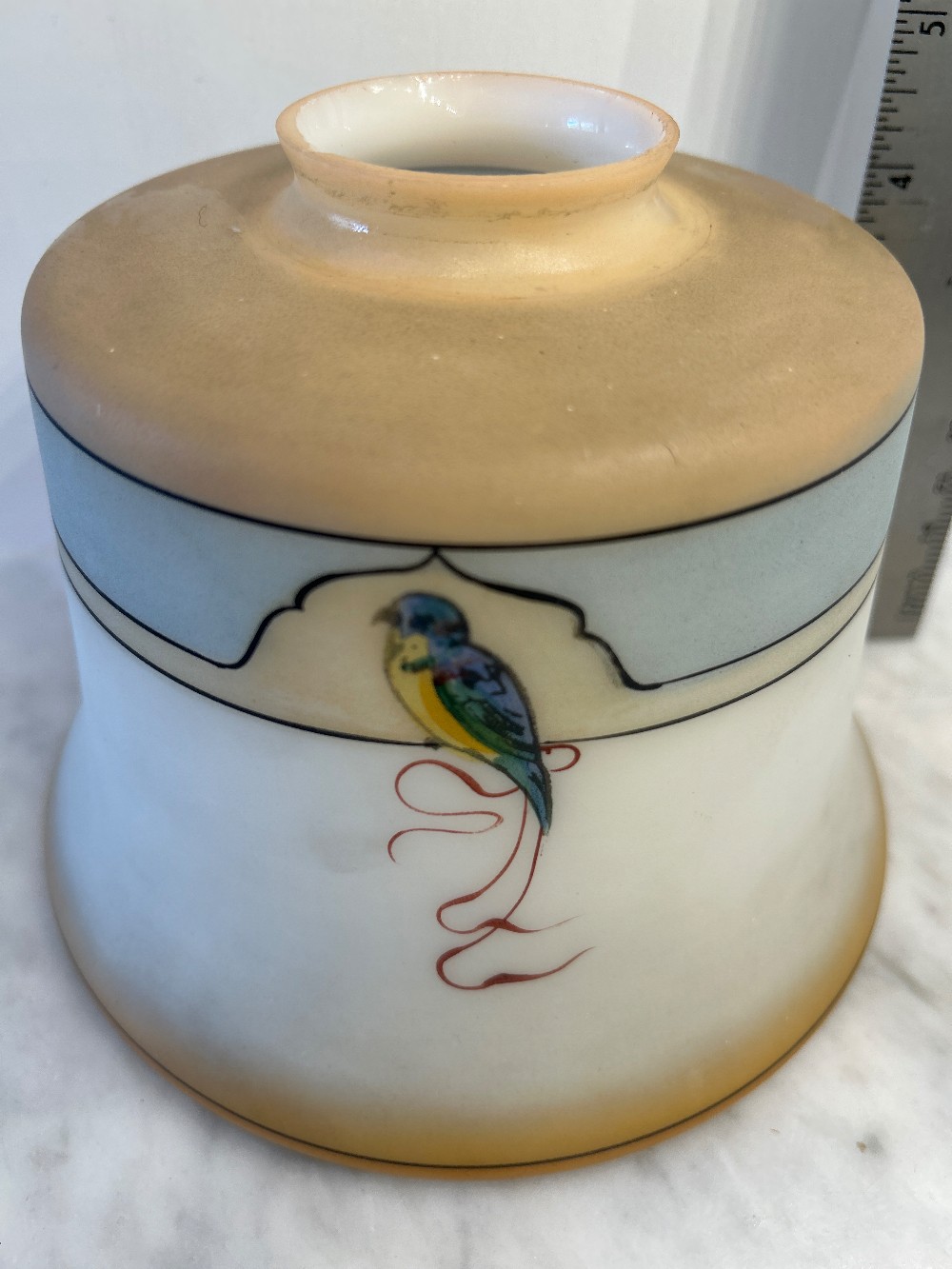 Early 20th Cent. Hand Paint Boudoir LampShade