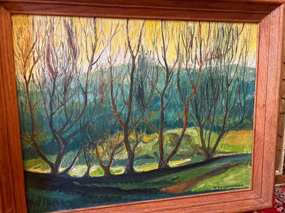 Ukrainian Tyrs Vengrinovich (1924–2002) Oil on Canvas