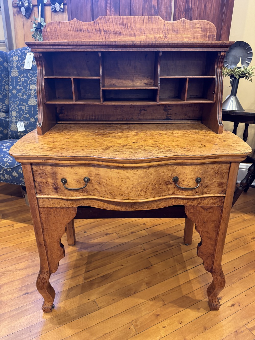 Antique Birdseye Maple Desk, circa late 1800's, Firm