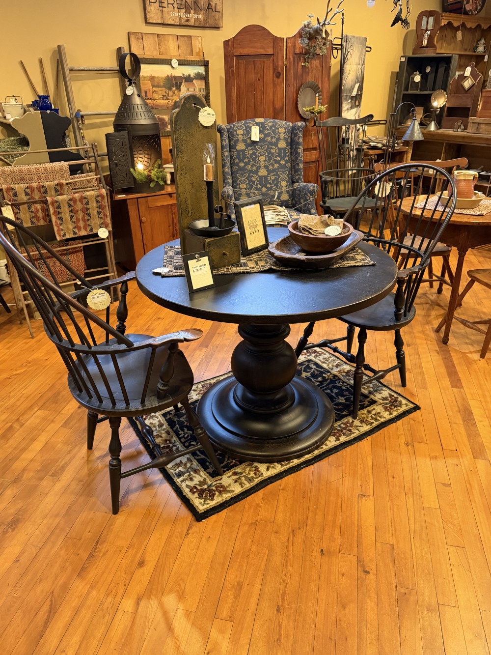 L. Crouse Sackback Windsor Chairs, Set of 2, FIRM