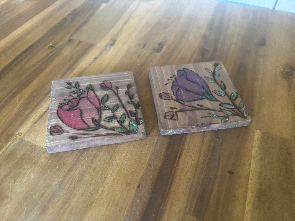 Wood coasters